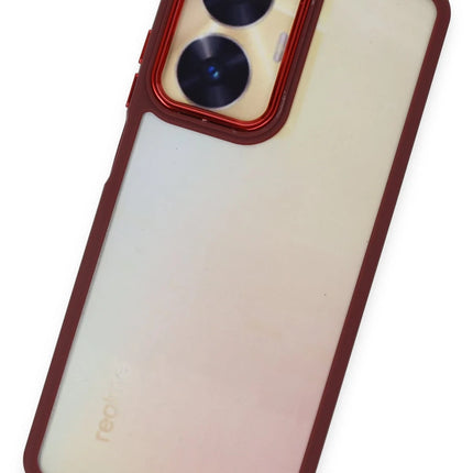 Realme C55 Dora Kapak Kılıf - Kırmızı 3