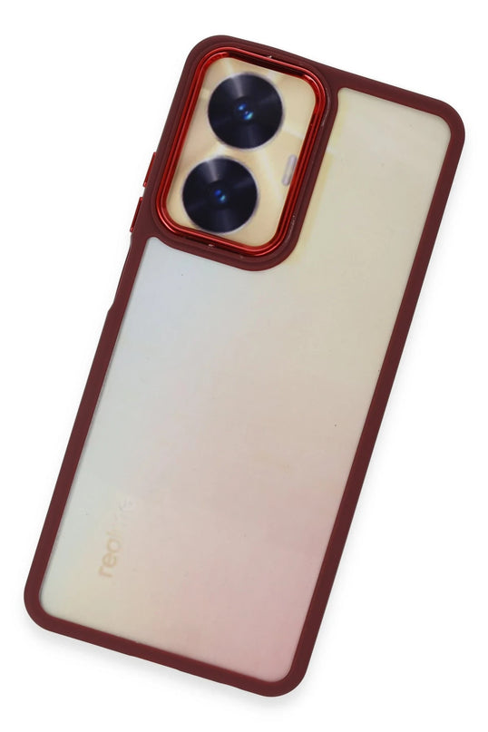 Realme C55 Dora Kapak Kılıf - Kırmızı 3