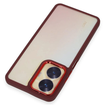 Realme C55 Dora Kapak Kılıf - Kırmızı 5
