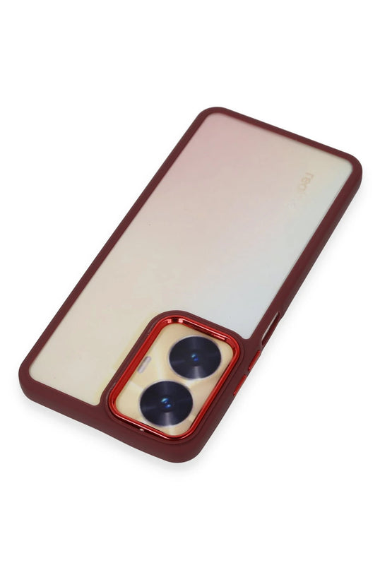 Realme C55 Dora Kapak Kılıf - Kırmızı 5