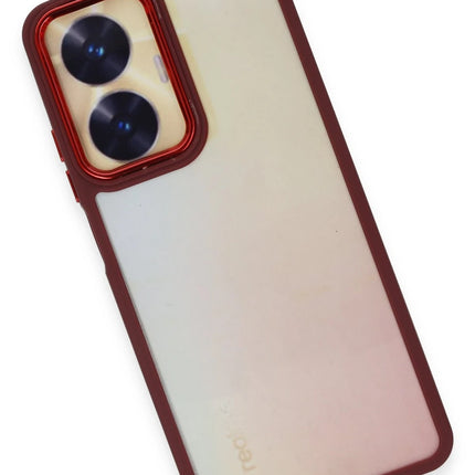 Realme C55 Dora Kapak Kılıf - Kırmızı 4