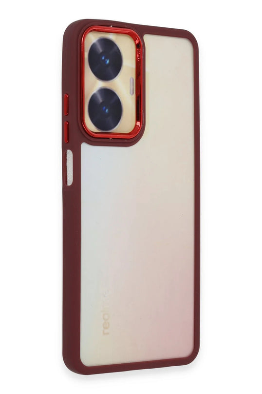Realme C55 Dora Kapak Kılıf - Kırmızı 2