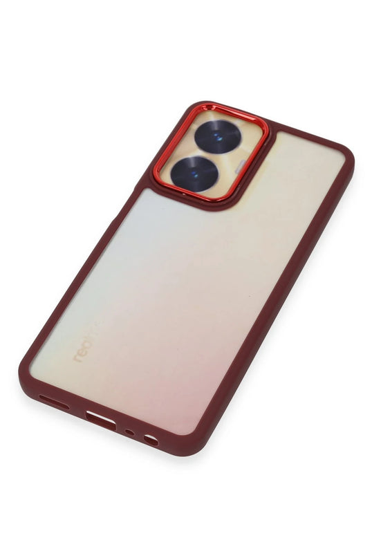 Realme C55 Dora Kapak Kılıf - Kırmızı 6
