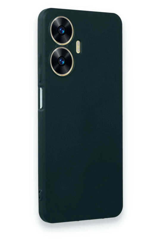 Realme C55 First Silikon Kılıf - Koyu Yeşil 2