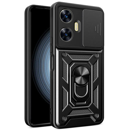 Realme C55 Pars Lens Yüzüklü Silikon Kılıf