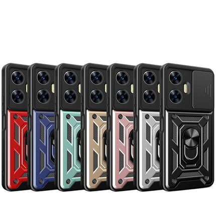 Realme C55 Pars Lens Yüzüklü Silikon Kılıf 2