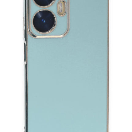 Realme C55 Volet Silikon Kılıf - Açık Yeşil