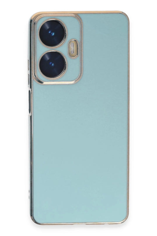 Realme C55 Volet Silikon Kılıf - Açık Yeşil