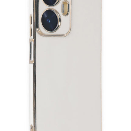 Realme C55 Volet Silikon Kılıf - Beyaz 2
