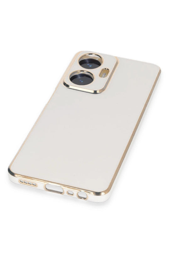Realme C55 Volet Silikon Kılıf - Beyaz 4
