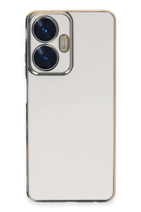 Realme C55 Volet Silikon Kılıf - Beyaz