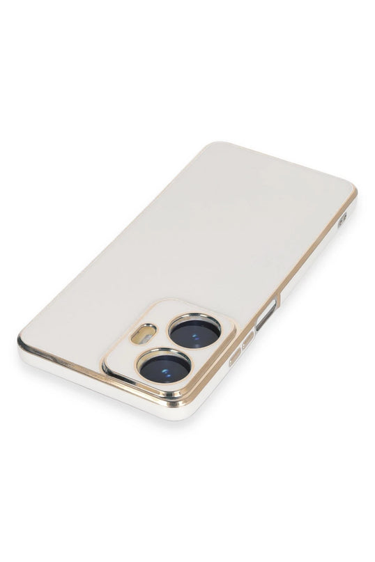 Realme C55 Volet Silikon Kılıf - Beyaz 3