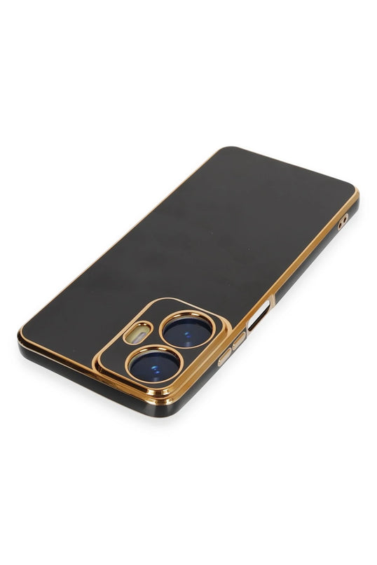Realme C55 Volet Silikon Kılıf - Siyah 3