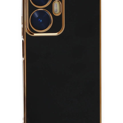 Realme C55 Volet Silikon Kılıf - Siyah