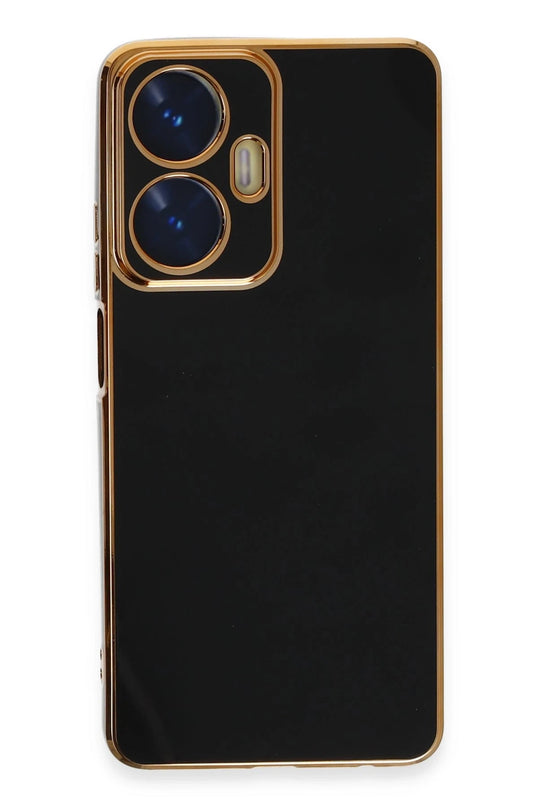 Realme C55 Volet Silikon Kılıf - Siyah