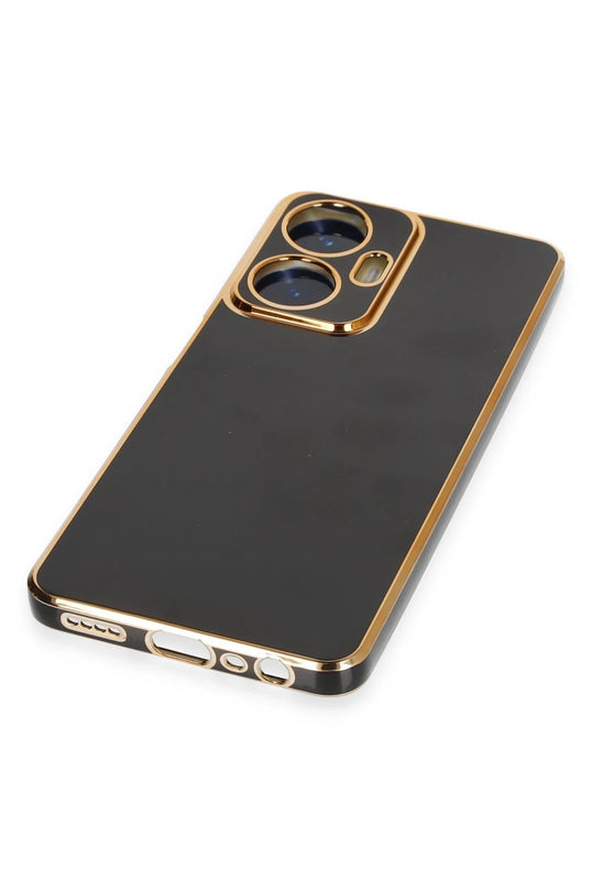 Realme C55 Volet Silikon Kılıf - Siyah 4