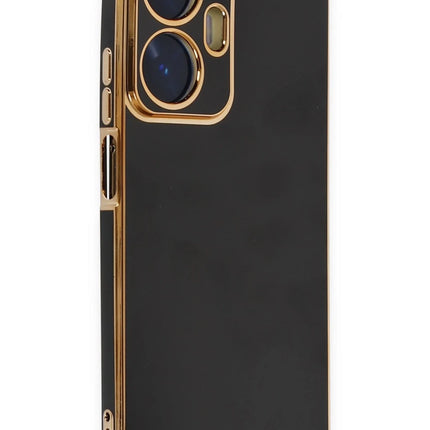 Realme C55 Volet Silikon Kılıf - Siyah 2