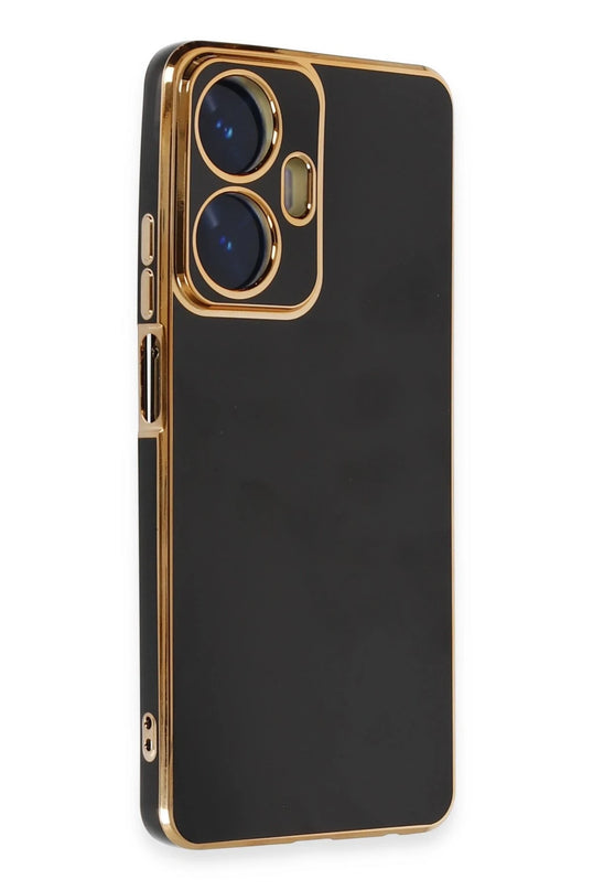 Realme C55 Volet Silikon Kılıf - Siyah 2