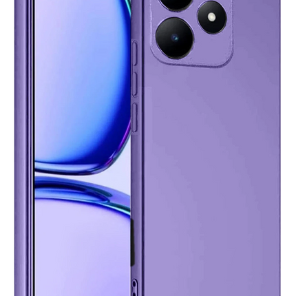 Realme C61 First Silikon Kılıf - Lila