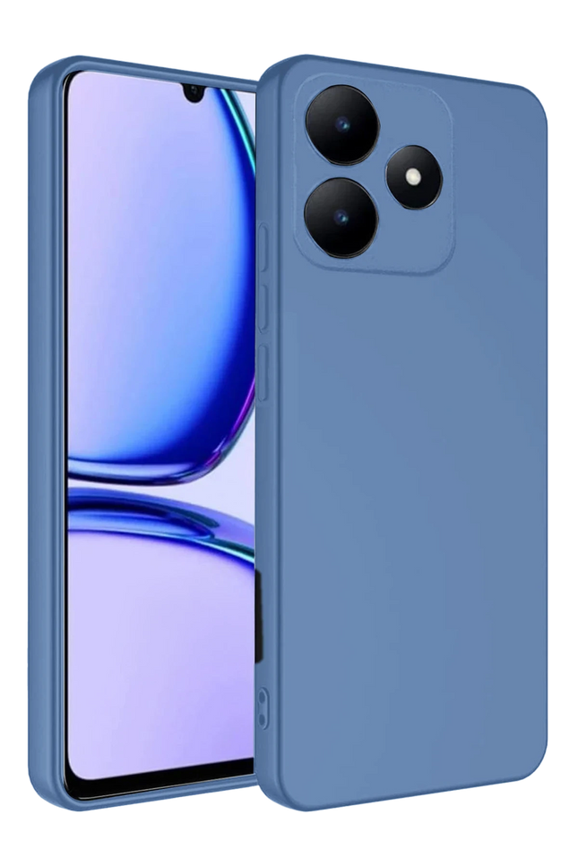 Realme C61 First Silikon Kılıf - Mavi