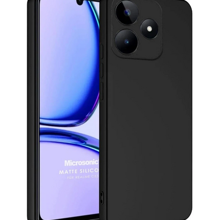 Realme C61 First Silikon Kılıf - Siyah