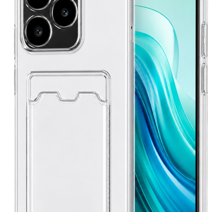 Realme C61 Kart Şeffaf Silikon Kılıf