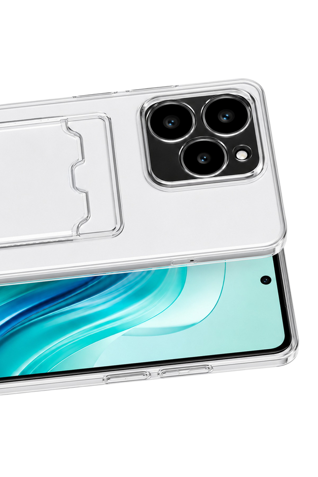 Realme C61 Kart Şeffaf Silikon Kılıf 3