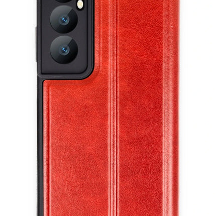Realme C65 Flip Cover Kılıf - Kırmızı