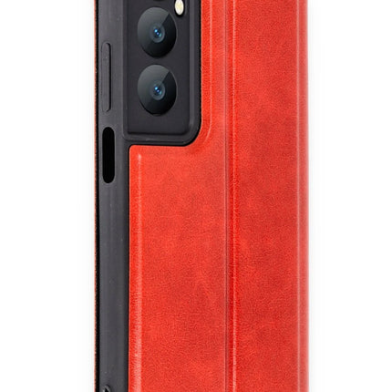Realme C65 Flip Cover Kılıf - Kırmızı 2