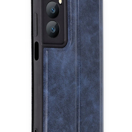 Realme C65 Flip Cover Kılıf - Lacivert 2