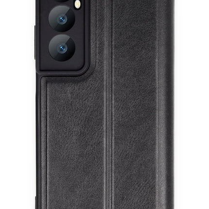 Realme C65 Flip Cover Kılıf - Siyah