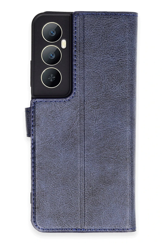 Realme C65 Trend S Plus Kapaklı Kılıf - Lacivert
