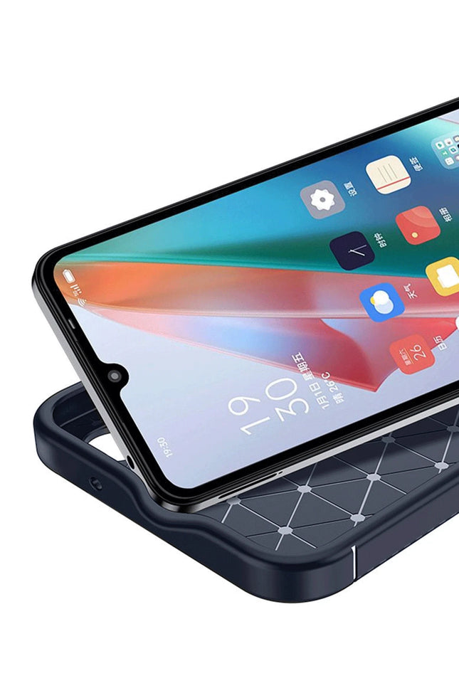 Realme C75 4G Auto Focus Karbon Kapak Kılıf - Lacivert 3