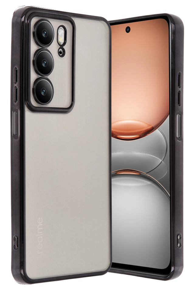 Realme C75 4G Razer Lensli Silikon Kılıf - Siyah