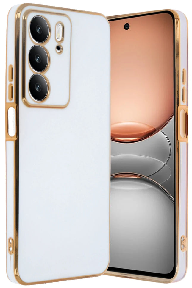 Realme C75 4G Volet Silikon Kılıf - Beyaz