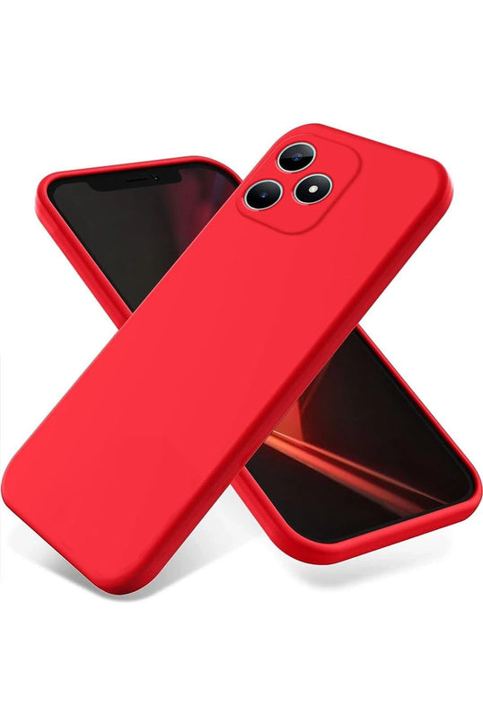 Realme Note 50 4G First Silikon Kılıf - Kırmızı
