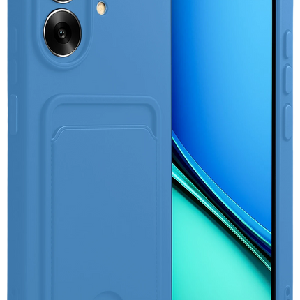 Realme Note 60 Kelvin Kartvizitli Silikon Kılıf - Açık Mavi