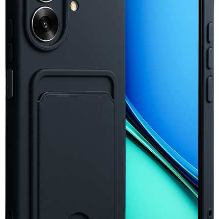 Realme Note 60 Kelvin Kartvizitli Silikon Kılıf - Siyah