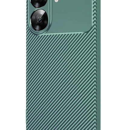 Realme Note 60 Auto Focus Karbon Kapak Kılıf - Koyu Yeşil
