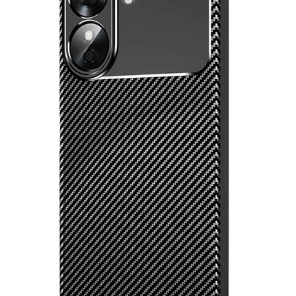 Realme Note 60 Auto Focus Karbon Kapak Kılıf - Siyah