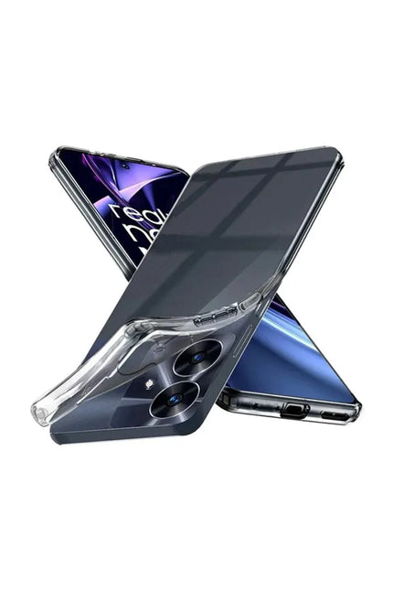 Realme Note 60 Lüx Şeffaf Silikon Kılıf