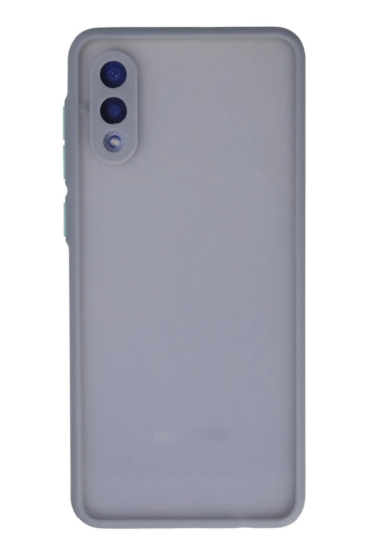 Samsung Galaxy A02 Montreal Silikon Kapak Kılıf - Gri