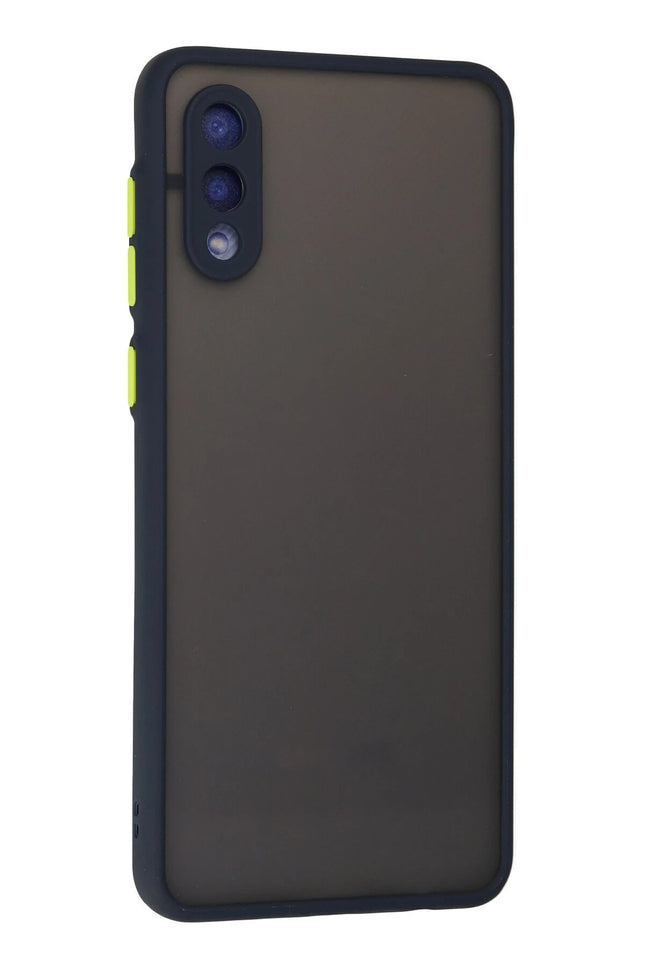 Samsung Galaxy A02 Montreal Silikon Kapak Kılıf - Lacivert 3