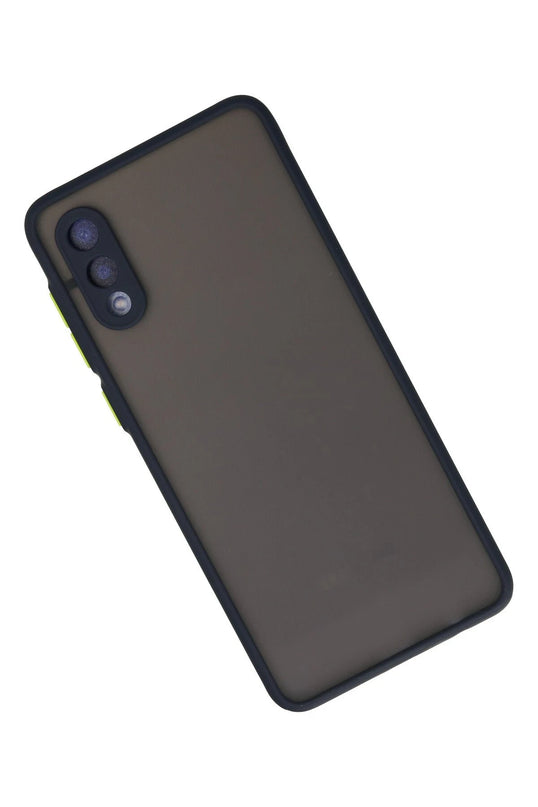 Samsung Galaxy A02 Montreal Silikon Kapak Kılıf - Lacivert 2