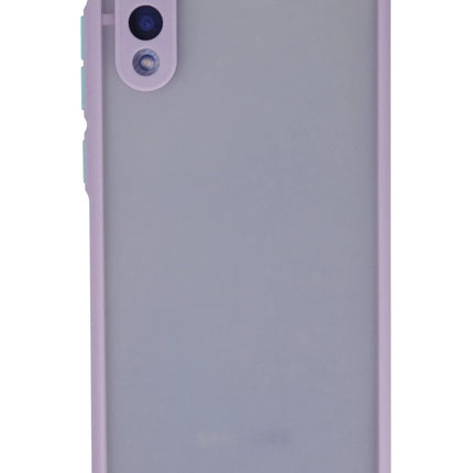 Samsung Galaxy A02 Montreal Silikon Kapak Kılıf - Mor