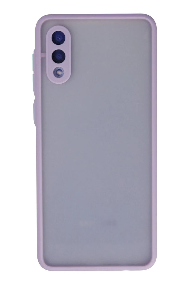 Samsung Galaxy A02 Montreal Silikon Kapak Kılıf - Mor