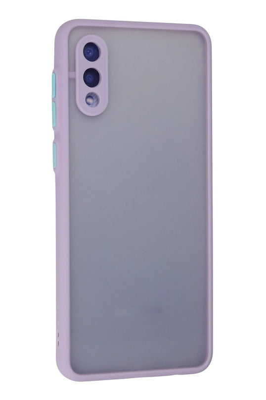 Samsung Galaxy A02 Montreal Silikon Kapak Kılıf - Mor 3