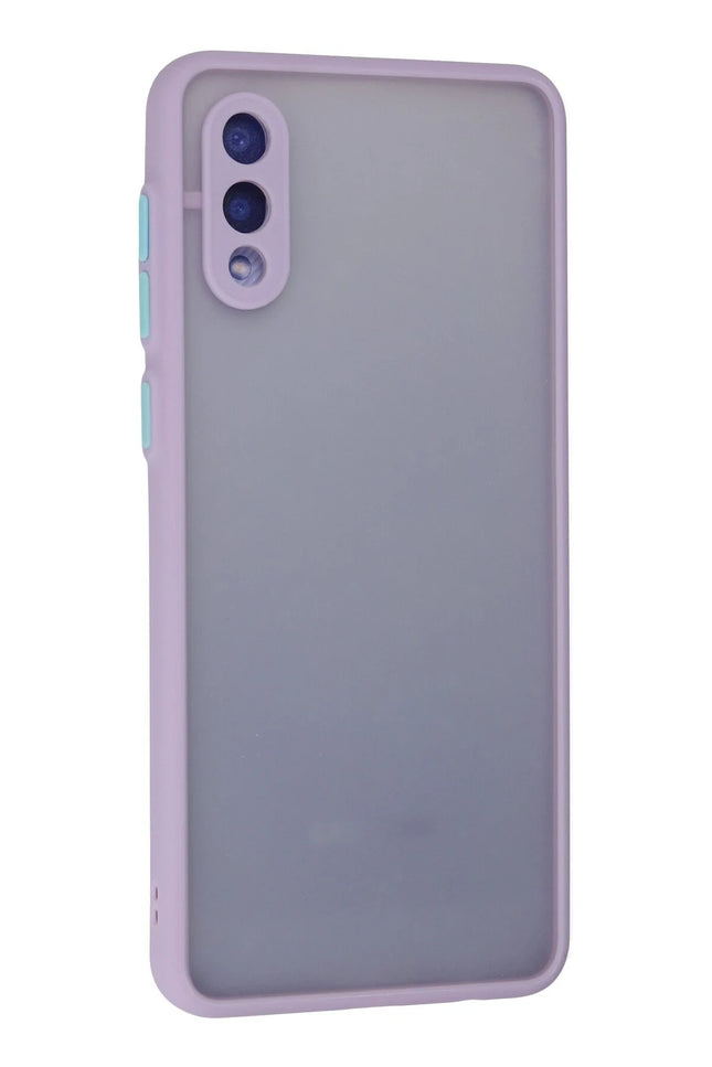 Samsung Galaxy A02 Montreal Silikon Kapak Kılıf - Mor 3