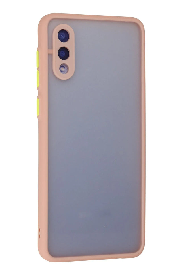 Samsung Galaxy A02 Montreal Silikon Kapak Kılıf - Pembe 3