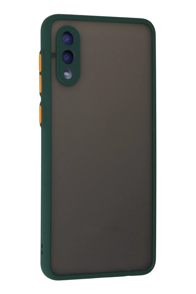 Samsung Galaxy A02 Montreal Silikon Kapak Kılıf - Yeşil 3